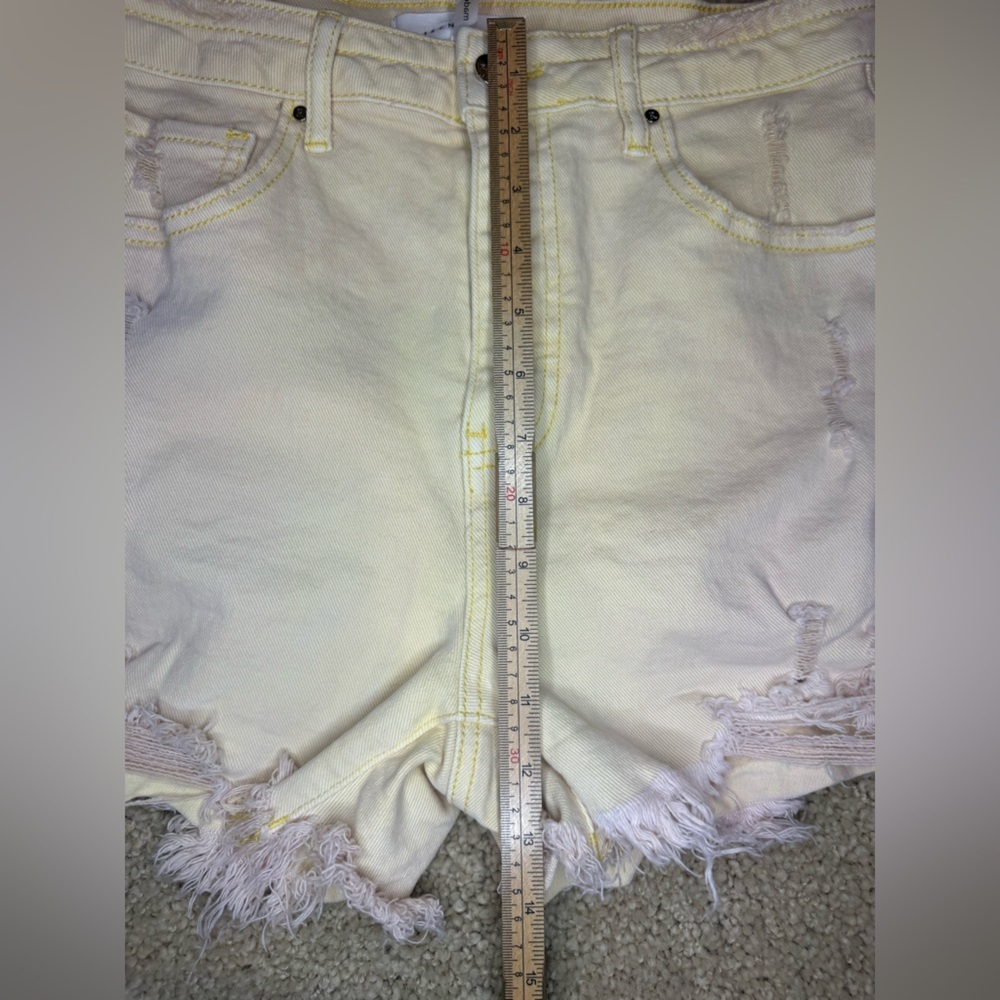 Risen Destroyed Denim Shorts - Picture 8 of 9